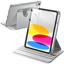 pankeybd ‌Custodia Folio Tastiera per iPad A16 2025 (11ª generazione) e iPad 2022 (10ª generazione), Smart Folio, Ultra sottile, Connessione magnetica, Nero