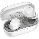 TOZO A1 Auriculares Inalámbricos Bluetooth 5.3 con ORIGX Acústico 30H Reproducción EQ Ajuste Ultraligero USB Tipo C IPX5 (Bla