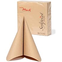 FATO Tovaglioli monouso in carta secco Airlaid, 40 x 40 cm, Blu (confezione 50 pezzi