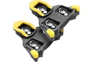 TacoBey Bike Cleats compatible with Shimano Cleats, Cycling Pedals Cleat for SPD (SH-10 / SH-11 / SH-12) Cleats System Shoes - Indoor Outdoor Cycling & Road Bike Bicycle Cleat Set