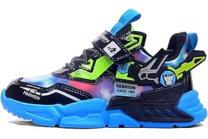 CZHIHANEG Scarpe di Moda per Giovani Scarpe Sportive per Bambini Scarpe Casual Mecha per Ragazzi