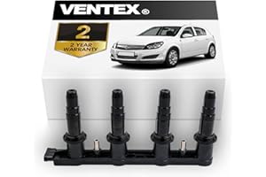 VENTEX® Ignition Coil Pack VXS1713 Compatible with Vauxhall Vectra Zafira 1.8 Astra H 1.6 Corsa VXR 6-Pin