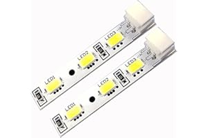 HUAYUWA Striscia LED per frigorifero 0064001874, ricambio per Haier/Hisense/Rongshen BCD-459WDSS (confezione da 2)