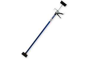 DOCTOR SAN - SANIERUNGSTECHNIK Montagestütze von 115-290cm stufenlos einstellbar | 30 Kg Tragkraft | Teleskop-Deckenstütze | Einhandstütze | Türspanner | Dritte Hand | Farbe: blau (2)