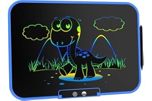 Topfree LCD Writing Tablet,13 Inch USB Rechargeable Colorful Doodle Board Toddler Educational Toys for 3 4 5 6 7Years Old Boys Girls Reusable Portable Drawing Pad Christmas Toys Gifts for Kids