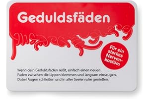 ‎LIEBESKUMMERPILLEN Geduldsfäden, Fruchtgummischnüre mit Erdbeergeschmack aus der Schiebeschachtel, 1er Pack (24g), von Liebeskummerpillen