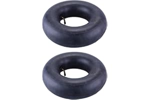 ATRAFEN Pceewtyt 13X5.00-6 Ersatz Schlauch für Schubkarre Schnee FrrSen, Wagen, Karren, Hand Karren, Rasen MMHer, Traktoren und Mehr mit Gebogenem Metall Ventil TR87