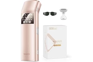 SALLOOT IPL Geräte Haarentfernung, 25J Dreifach-Pulslicht Laser Haarentfernung für Damen Herren, Schmerzfreie Saphir-Eis-Kühltechnologie, Lang Anhaltende für Bikinizone, Beine, Achseln, Körper