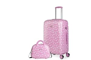 ITACA - Bagaglio per bambini. Trolley Medio e Valigia Cabina Per Bambini 55 Cm con Custodia Rigida - Valigia Bambini - Trolley Bambina - Valigia bambina Lucchetto