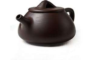 YXHUPOT YIXING Teiera cinese Yixing ShiPiao Style Zisha Teiera Zini per tè sciolto (6oz)