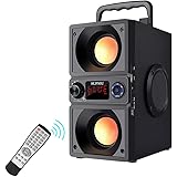 Cassa Bluetooth, Boombox Portatile Bluetooth con Doppio Woofer Stereo da 40 W (60 W di picco) e Doppio Tweeter Cassa wireless