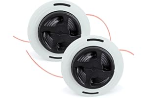 YOUSHARES Cabezal Desbrozadora Universal M10 x 1,25LH, Cabezal Universal Desbrozadora Compatible con Stihl (2, Blanco)