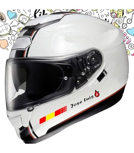 10 Pegatinas Vinilo Bandera De España 5x7 Cm - Para Coche, Moto, Casco, Bicicleta (Resistentes Al Agua)