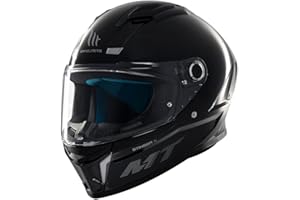 MT HELMETS Stinger 2 – Casco Moto Integral Deportivo con Pantalla Antivaho Compatible con Pinlock, Visor Solar Full Vision, Interior Lavable y Calota HIRP | Homologado ECE 22.06 & DOT