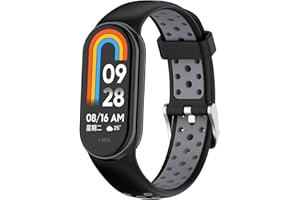 Th-some Correa para Xiaomi Mi Band 8, Silicona Deportivo Correa de Repuesto para Xiaomi Mi Band 8, Suave Silicona Correa de Colorido Transpirable Pulsera Compatible con Xiaomi Mi Band 8