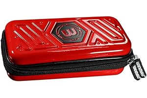 WINMAU Armor Darts Portefeuille – Étui pour fléchettes et accessoires entièrement montés – Résistant aux chocs, extrêmement durable et sûr, rouge, G1