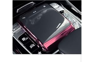 SHIFENG Per Mercedes-Benz Nuovo A W177 B W247 GLB 250 X247 CLA W118 GLE W167 GLS X167 2020 2021 Soft TPU Car Center Console Mouse Proteggere Shell (rosa)