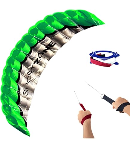Elliot Magma III 4.0 M² – Aile De Traction 4 Lignes Avec Poignées, Sans Lignes, Pour Buggy, Mountainboard, Landboard – Pilotes Intermédiaires