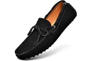CZHIHANEG Uomo Pelle Scamosciata Penny Mocassini Comfort Scarpe da Guida Oxford Classico Penny Loafers Moda Pantofole 38-49 EU