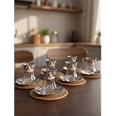 Topkapı 6 Kişilik &Ccedil;ay Seti, French Press Hediyeli, 9 Farklı Osmanlı Desenli &Ccedil;ay Bardağı Takımı (6, TOPKAPI LALE LACİVERT)