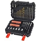 Black + Decker A7188 Drill and Screwdriver Bit Set 50-Piece