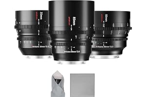7hantverkare 35 mm/50 mm/85 mm T2.0 stor bländare Cine lins kompatibel med Nikon Z-Mount