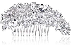 ARHZ Festlicher haarschmuck hochzeit Braut Hochzeits Haarschmuck Hochzeits Kopfschmuck Kristall Perle Haar Reben Blume für Frauen und Mädchen