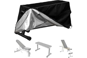 YAOLIUCP Gewicht Bankabdeckung 60x18x21 Zoll Oxford Stoff wasserdicht staubfestes Trainingsbankabdeckung mit Mesh-Entlüftung und Drawess Außenbankabdeckung für Sit-up-Board, Outdoor-Bankabdeckung