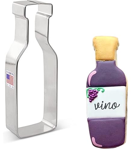 Ann Clark Formina Per Biscotti A Forma Di Bicchiere Di Champagne 10,8 Cm - Acciaio USA Per Alimenti, Prodotto In Vermont, Ideale Per Feste E Matrimoni - 3