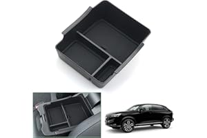 GAFAT Kompatybilny z Honda HR-V 2022-2024 2025 Konsola środkowa, pudełko do przechowywania, organizer na podłokietnik, środkowy schowek na rękawiczki, akcesoria HRV 2023 2024 (kolor czarny)