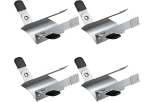 BASI® 2 pares de abrazaderas de persiana de protección antirrobo, para persianas y ventanas