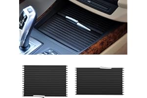 Sucxyor 2PCS Compatibile con Copertura per Tende a Rullo della Console X5 X6 Coperchio Scorrevole del Supporto Tazza X5 E70 (2006-2013) Tappo di Copertura per Avvolgibile X6 E71 E72 (2007-2014)