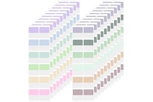 NECXON 240 onglets d'index adhésifs colorés pour une organisation efficace et une référence rapide - Idéal pour le bureau et l'étude (28 x 25 mm)
