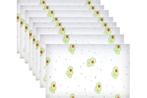 MANQYI 8 Pezzi Tappetino Frigorifero Antimuffa, Tappetini Frigorifero Antibatterici, Tappetini Antiscivolo Non-adesivo Eva Plastica, Tappetino per Cassetti, per Proteggere Armadietti Tavoloe