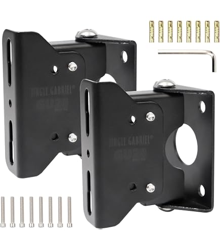 Coppia Di Supporti Porta Altoparlanti Auto BX012 Per Diffusori Da 130 Mm, Montaggio Esterno