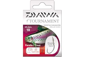 CORMORAN Daiwa Tournament Forellenhaken Gr. 8, 120cm - Gr.8-0,2mm -