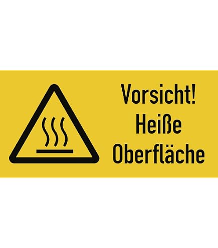 6 Warnaufkleber 'Achtung Vor Gasflaschen' – 75x50 Mm, Gelb/schwarz, DIN-konform