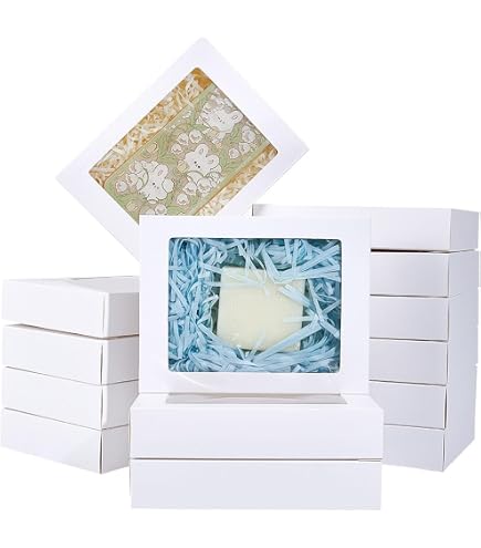Confezione Regalo Lanterna Kraft da 50 Pezzi, Scatole