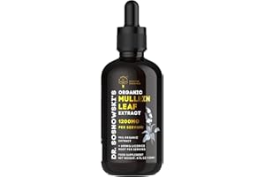 DR SOSNOWSKI'S Dr. Sosnowski's BioActive Mullein Leaf Drops | 120ml | Super High Strength 1200mg Per Serving | 2 Month Supply | 1200mg Mullein Leaf Extract with 600mg Licorice Root Extract