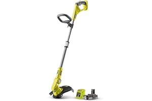 Ryobi Podkaszarka 18 V, OLT1832, Szerokość Koszenia 25 cm Lub 30 cm, Teleskopowy Regulowany Wysięgnik, Wersja bez Akumulatora i Ładowarki