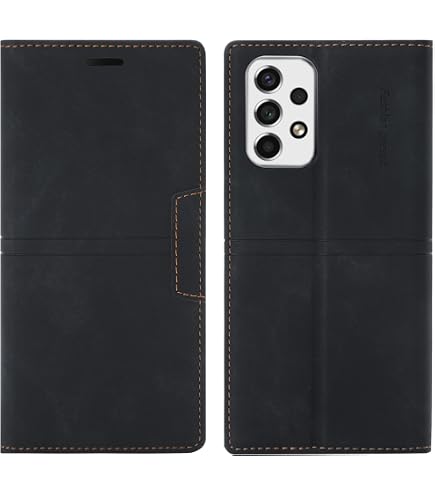 Tumundosmartphone Custodia a libro con finestra per Xiaomi Redmi Note 13 4G, colore nero