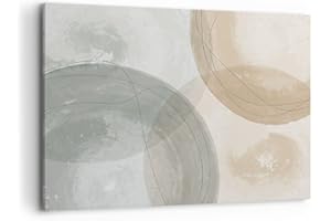 ARTTOR Quadro su Tela 100x70cm Stampe da Parete Acquerello Ruote Pastello Grandi Decorazione Murale Camera da Letto Cucina 1 pezzo Quadri Moderni Soggiorno Grafica Immagini Wall Art Canvas AA100x70-4842