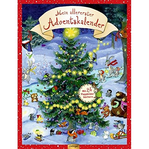 Mein allererster Adventskalender: mit 24 Pappbilderbüchern zum Herausnehmen