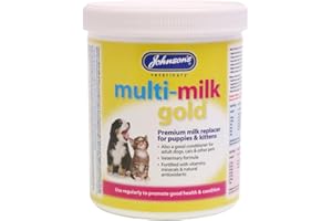WUNDAPETS JOHNSONS MULTI MILK GOLD PREMIUM PET PUPPY KITTEN MILK REPLACEMENT 250G