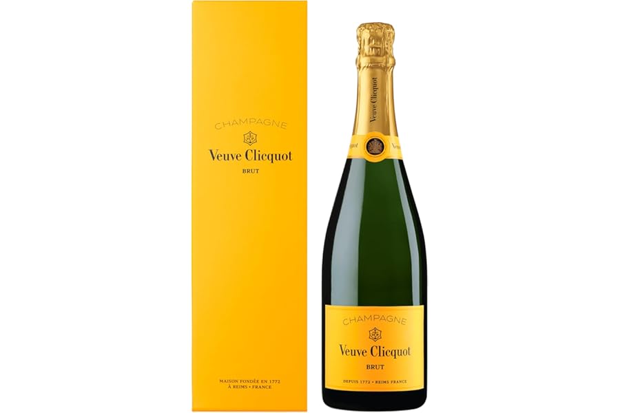 Veuve Clicquot Yellow Label Champagne, Gift Box, 75cl