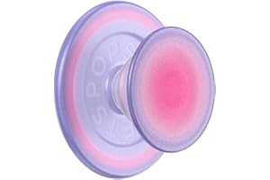 PopSockets: PopGrip para MagSafe - Soporte y Agarre para Teléfonos Móviles y Carcasas con un Top Intercambiable - Anillo Adaptador para MagSafe Incluido - Aura