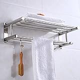SAYAYO SUS304 - Toallero ajustable de acero inoxidable para ...