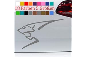 Autocollant générique Lion Peugeot Silhouette Optique 206 207 208 307 308 407 RCZ JDM 5 tailles