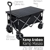 YEK Outdoor Katlanabilir Kamp Masalı Taşıma Arabası &amp; Vagon Araba