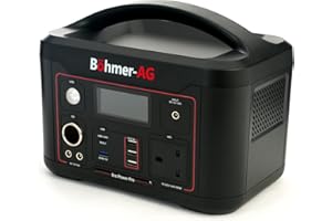 Böhmer-AG EcoPower Pro Portable Power Station 1200W Surge Power 174000mAh/626.4Wh Battery Pure Sine Wave Solar Generator 220-240V Fast & USB PD 60W Charge, Outdoor, Camping, Travel, Home